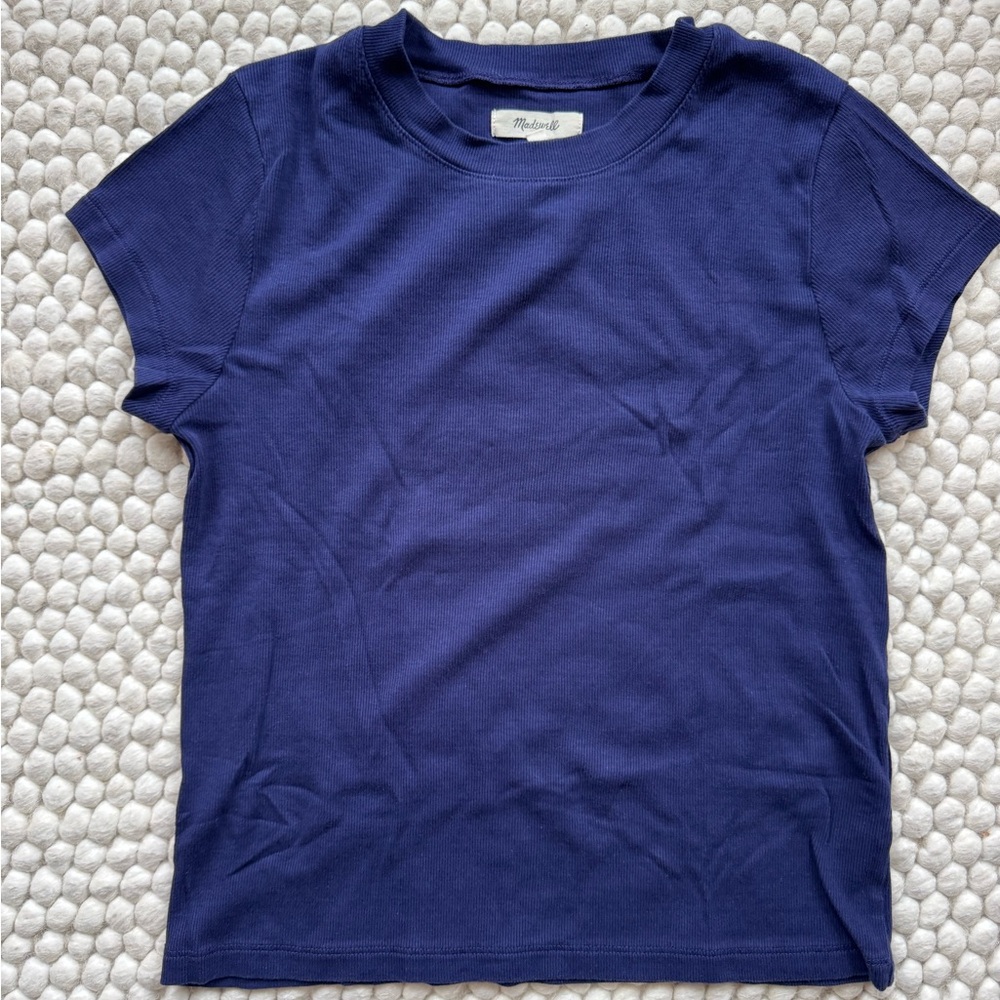 Madewell Ribbed Crewneck T-Shirt